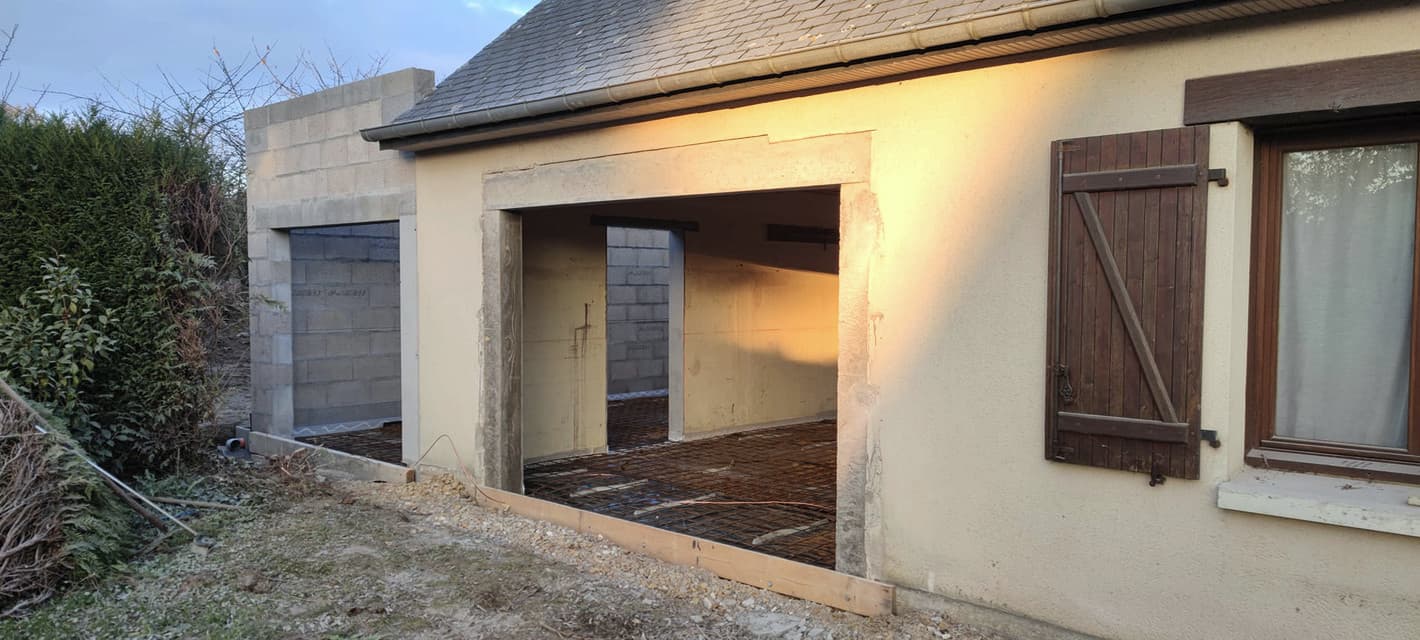 AR' Béton, entreprise artisanale spécialisée en extension de maison, rénovation de maison à Rennes et alentours